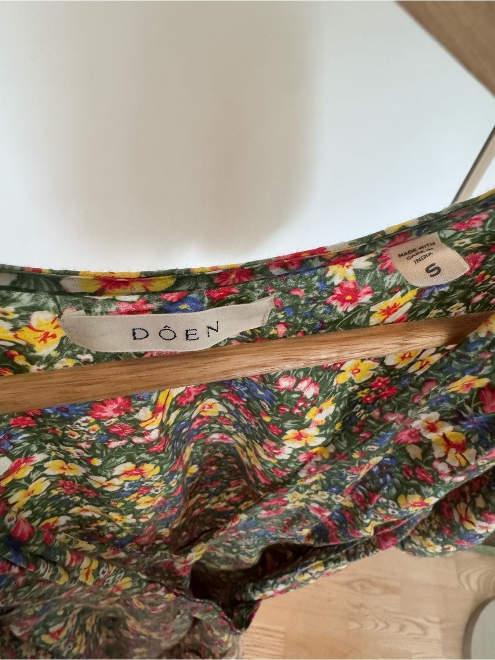 Dôen Emilia Dress in Green Valley Floral - Picture 3 of 3